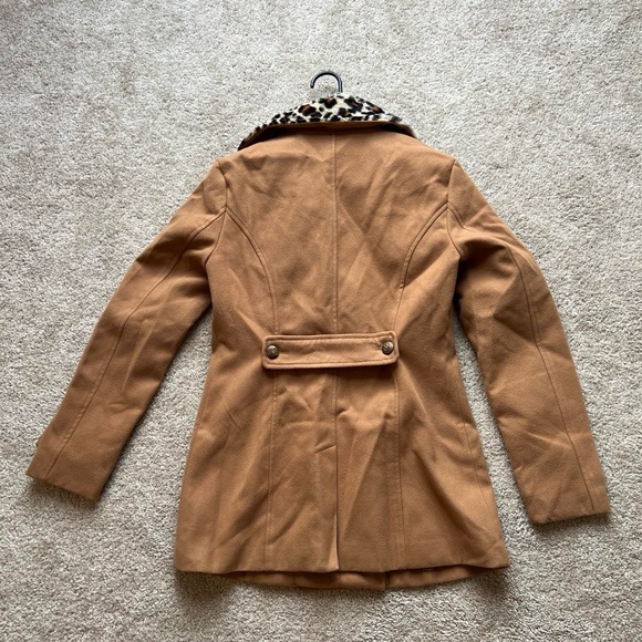 brown & cheetah print coat 🐆 - Picture 3 of 3